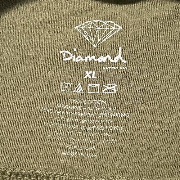 Diamond Supply Co. T Shirt Mens XL Green Game Assn. Est. 1998 Short Sleeve Tee - Picture 14 of 15